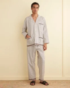 Men BODE Petit Motifs Pajama Shirt