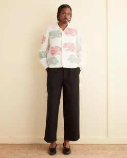 Men BODE Piscine Applique Long Sleeve Shirt