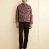 Men BODE Plaid Log Cabin Quilt Jacket