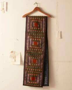 Men BODE Plaid Log Cabin Scarf