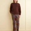 Men BODE Plaid Log Cabin Trousers