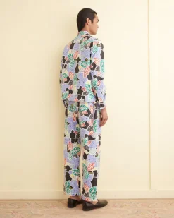 Men BODE Plantain Jazz Long Sleeve Shirt - M