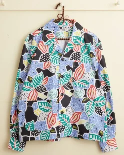 Men BODE Plantain Jazz Long Sleeve Shirt - M