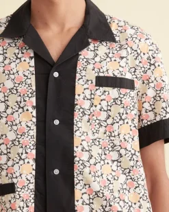 Men BODE Pomme Fruit Short Sleeve Shirt