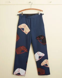 Men BODE Pony Applique Trousers