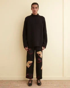 Men BODE Pony Applique Trousers