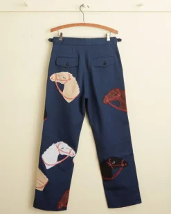 Men BODE Pony Applique Trousers