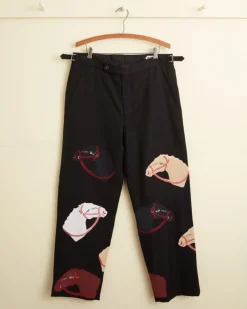Men BODE Pony Applique Trousers