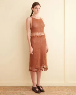 Women BODE Posy Crochet Dress