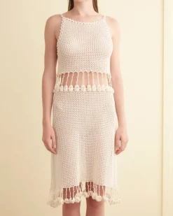 Women BODE Posy Crochet Dress