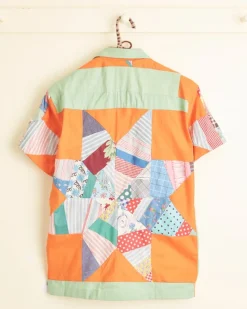 Men BODE Potpourri Frame Short Sleeve Shirt - Xxs