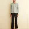 Men BODE Powder Signature Long Sleeve Shirt
