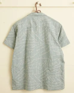 Men BODE Powder Signature Short Sleeve Shirt