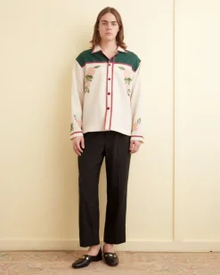 Men BODE Prairie Rose Overshirt