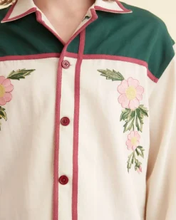 Men BODE Prairie Rose Overshirt