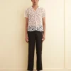 Men BODE Primrose Lace Short Sleeve Shirt
