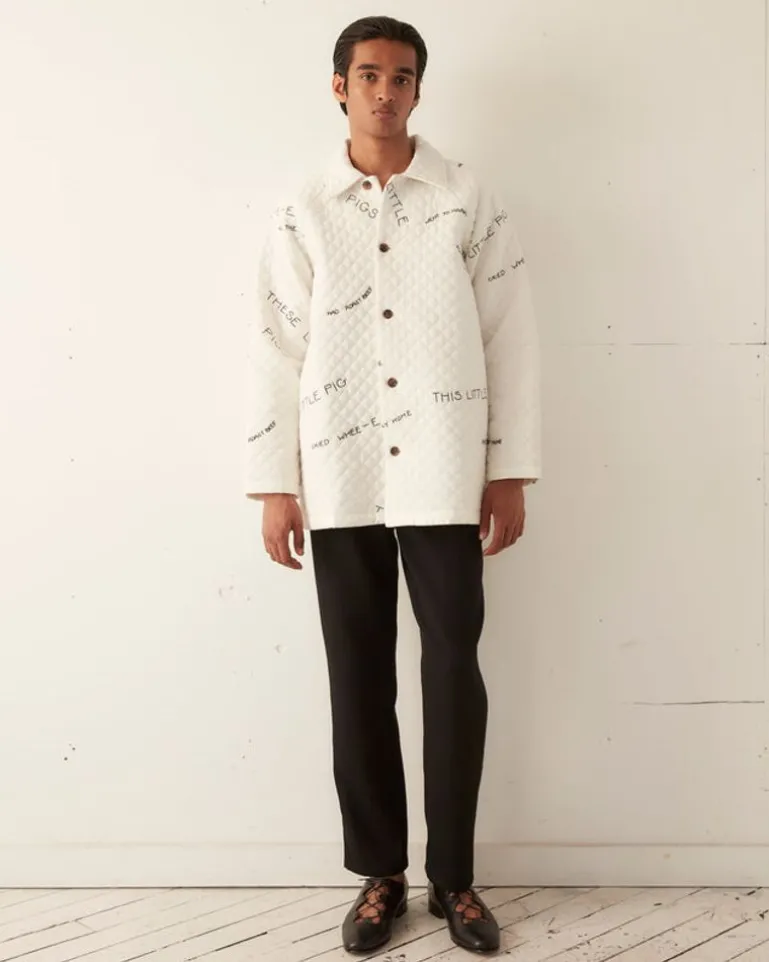 Men BODE Quilted Little Pigs Jacket