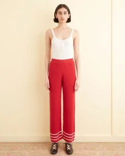 Women BODE Quincy Stripe Joggers