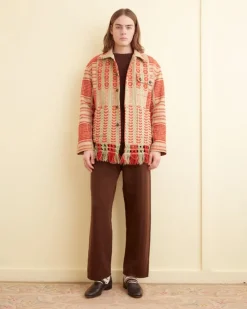 Men BODE Red Paloverde Jacket - M