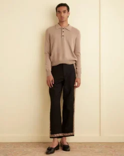 Men BODE Regal Scallop Trousers