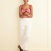 Women BODE Revere Stripe Bra