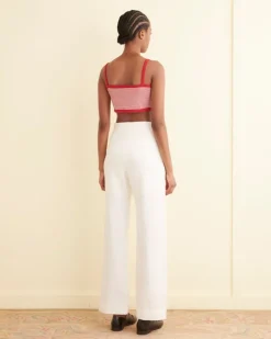 Women BODE Revere Stripe Bra