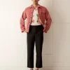 Men BODE Reversible Duo Waffle Jacket - Red