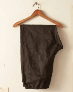 Men BODE Rickrack Pajama Pants - Black