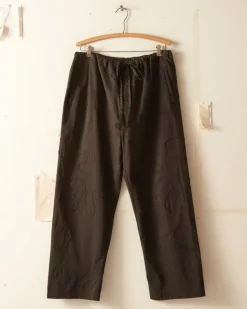 Men BODE Rickrack Pajama Pants - Black