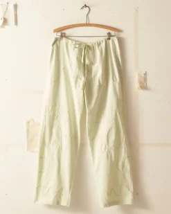 Men BODE Rickrack Pajama Pants - Green