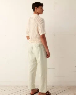 Men BODE Rickrack Pajama Pants - Green