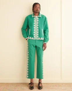 Men BODE Ripple Applique Jacket