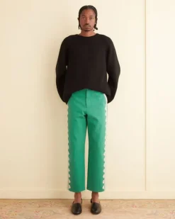 Men BODE Ripple Applique Trousers