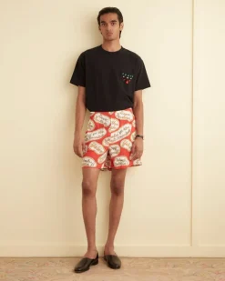 Men BODE Rodeo Slogans Shorts