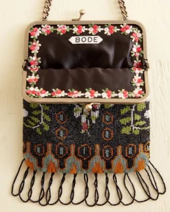 Women BODE Rosette Beaded Frame Bag
