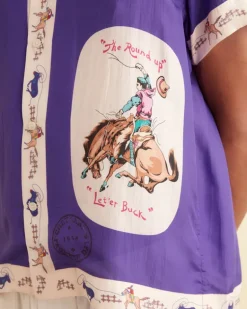 Men BODE Round Up Short Sleeve Shirt