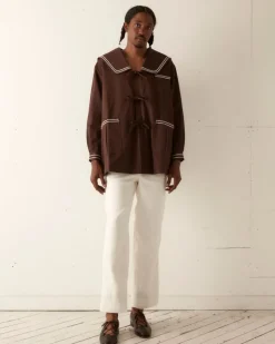 Men BODE Sailor Coat - Brown