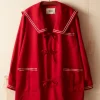 Men BODE Sailor Coat - Red