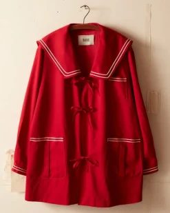 Men BODE Sailor Coat - Red