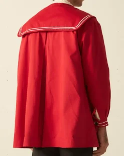 Men BODE Sailor Coat - Red