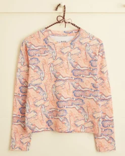 Women BODE Sandbank Long Sleeve Tee