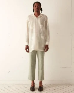 Men BODE Savoy Ribbon Extended Shirt