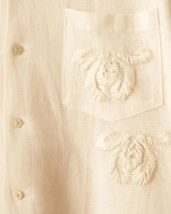 Men BODE Savoy Ribbon Long Sleeve Shirt