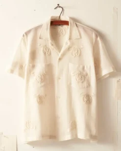 Men BODE Savoy Ribbon Short Sleeve Shirt