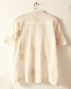 Men BODE Savoy Ribbon Short Sleeve Shirt