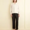 Men BODE Scalloped Acorn Long Sleeve Shirt