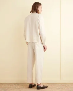 Men BODE Scalloped Acorn Pajama Pants