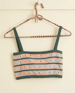 Women BODE Scottie Jacquard Bra
