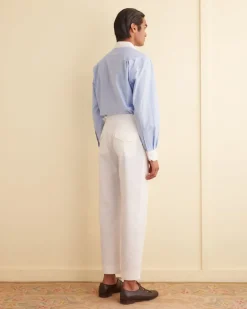 Men BODE Seersucker Suiting Trousers