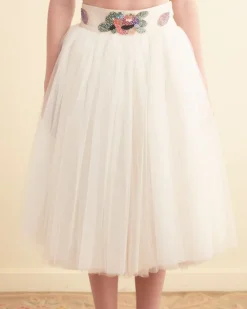 Women BODE Sequin Sunset Lily Skirt